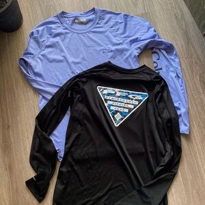 columbia long sleeves x2